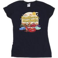 disney camiseta manga larga cars radiator springs para mujer