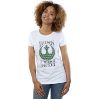 disney camiseta manga larga irish i was a jedi para mujer