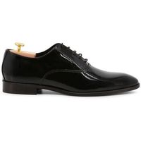 duca di morrone zapatos bajos benedetto - leather black para hombre