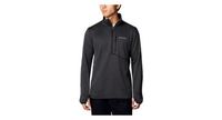 columbia park view fleece half zip fleece hombre negro l