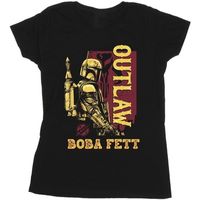 disney camiseta manga larga the book of boba fett para mujer