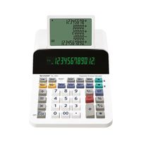 sharp el1501 paperless printing calculator el1501