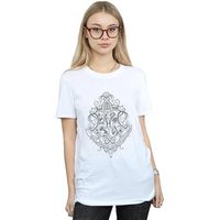 harry potter camiseta manga larga hogwarts draco dormiens para mujer