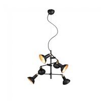 lampara colgante roxie 6 luces