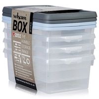 wham clear 401 box  lid set 35 litre pack 4s