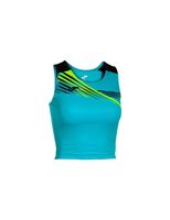 top de running joma elite x turquesa fluor negro nina