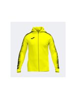 chaqueta con capucha joma elite xi mujer amarillo fluor negro