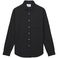 portuguese flannel camisa manga larga teca shirt - grey para hombre