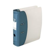 hermes lever arch file a4 60mm capacity metallic blue 832007