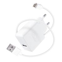 dcu tecnologic cargador usb 24a  cable microusb 1m