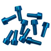 msc tornillos alu7075t6 anodizado 10 unidades m6 x 30 mm blue