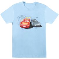 disney camiseta manga larga cars lightning vs storm para mujer