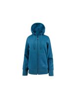 sudadera casual joluvi hoodie zip v2 mujer azul cobalto