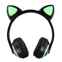 auriculares inalambricos bluetooth 50 led colorful coche orejas auriculares con musica linda auriculares estereo con mi