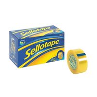 sellotape original golden tape 24mmx33m 6 pack 1443254