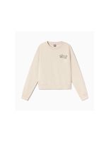 sudadera puma script crew fl mujer