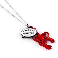 friends youre my lobster charm necklace