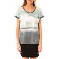 vero moda blusa cloud ss top 10096122 gris para mujer