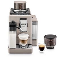 delonghi rivelia cafetera superautomatica con deposito de leche 19 bares beige