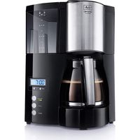 melitta optima timer cafetera de goteo 8 tazas negra