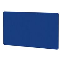 air screen for back-to-back desk 1600x800mm bespoke stevia blue fabric