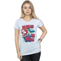 dc comics camiseta manga larga ha ha ha ho ho ho para mujer