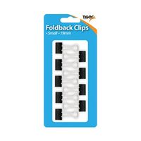 tiger small fold back clips 108 pack