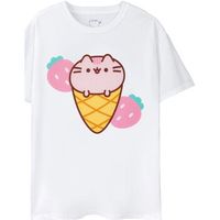 pusheen camiseta manga larga ns7836 para mujer