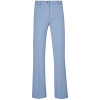 liu jo pantalones pantalon acampanado de crepe para mujer