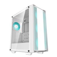 deepcool cc560 argb v2 cristal templado usb 32 blanca