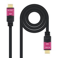 cable hdmi nanocable v20 4k60hz 18 gbps con repetidor am-am negro 15 m