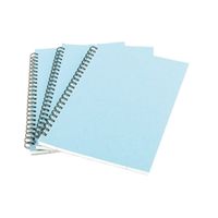 blue a5 spiral pad 12 pack