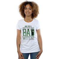 the wizard of oz camiseta manga larga good witch bad witch para mujer