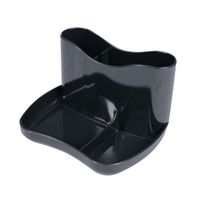 deflecto steritouch desk tidy black cp083stblk