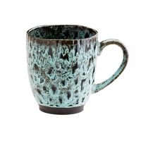 taza de ceramica y marmol azul o98cm