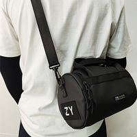 1pc bolso de mensajero para hombres bolso deportivo casual bolso de hombro casual de nylon impermeable