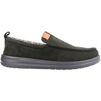 heydude mocasines mocasin wally grip moc craft leather negra para hombre