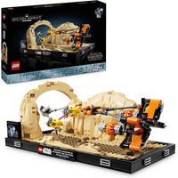 lego star wars diorama podrace de mos espa