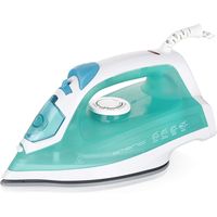 emerio si-1102984 plancha de vapor con suela ceramica turquesa 2000w 220ml