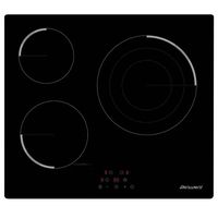 benavent vbbr360 placa vitroceramica 3 zonas 60cm negra