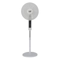 fabrilamp cacimbo ventilador de pie con mando 45w blanco