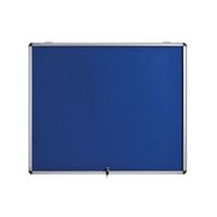 bi-office fire retardant 874x603mm 8xa4 display case st390101150