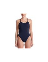 banador de natacion nike hydrastrong solid mujer azul marino