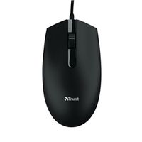 trust tm-101 wired mouse black 24274