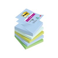 post-it super sticky z-notes oasis 76mm x 76mm pk5