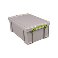 really useful 9l stacking box recycled grey 9rdg