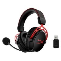 hyperx cloud alpha wireless auriculares gaming inalambricos pc negrorojo