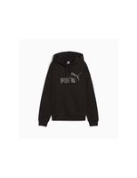 sudadera puma ess animal hoodie fl mujer negro