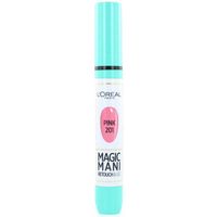 loreal esmalte para unas felt nail polish magic mani touch-ups go - 201 pink para mujer