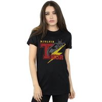 marvel camiseta manga larga mjolnir para mujer